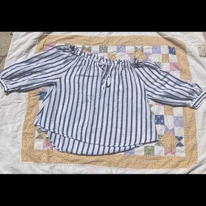 Copper Key off shoulder top from Francesca’s